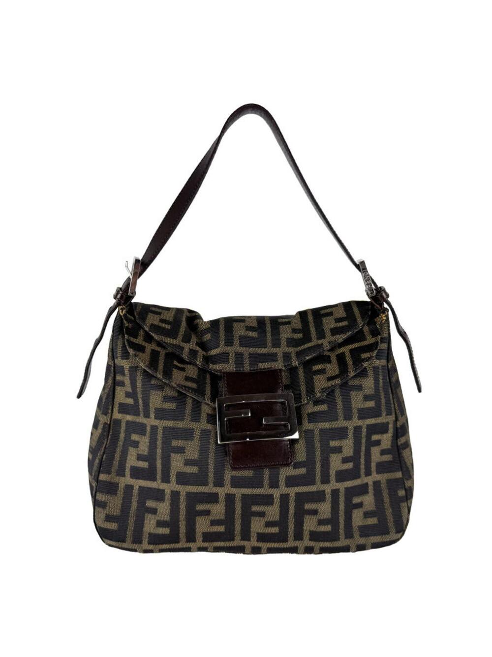 Fendi Vintage Shoulder Bag Zucca Canvas #375890F12B